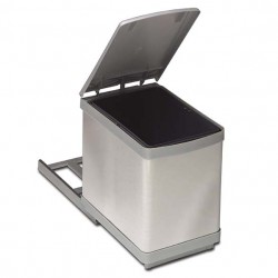 Koš za smeti INOX z vodili  Koš za smeti INOX z vodili