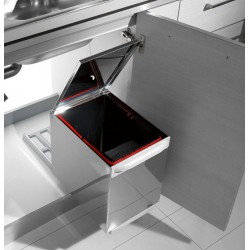 Koš za smeti INOX z vodili Koš za smeti INOX z vodili